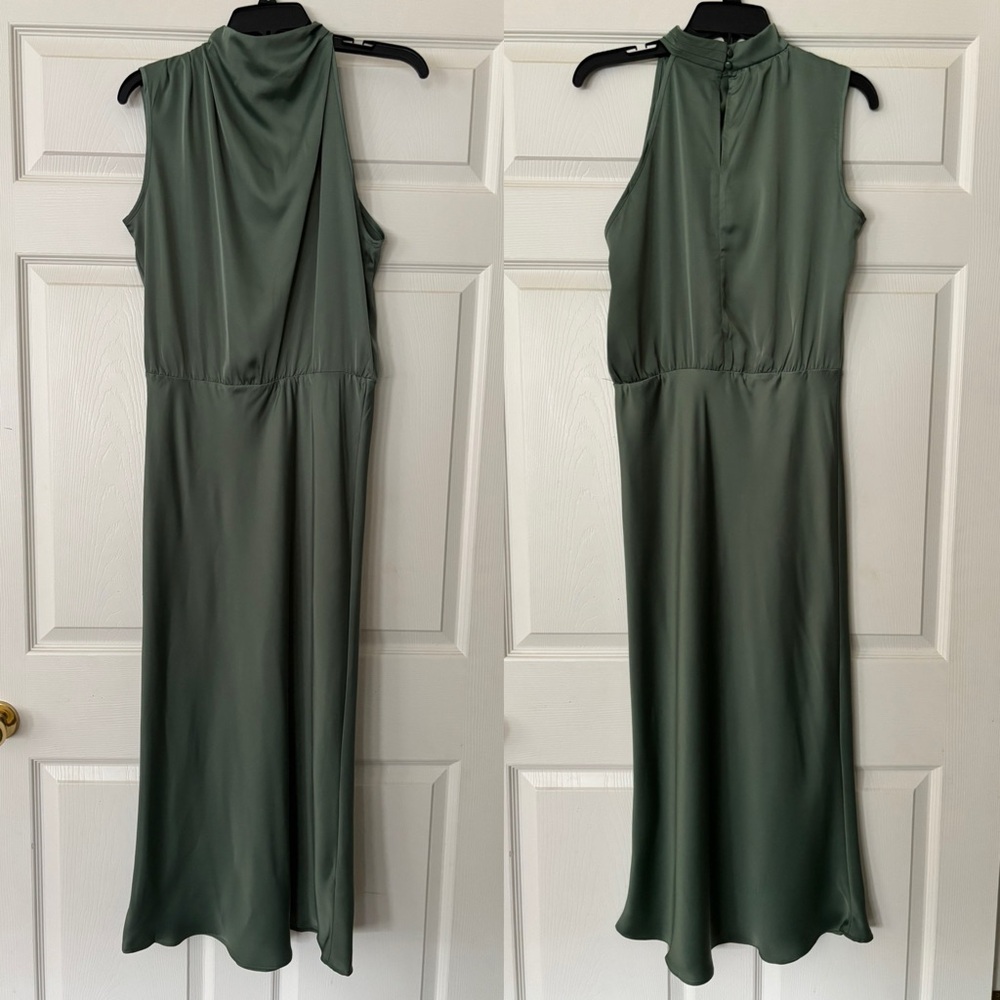 🐉 HOST PICK 🐉Elegant Green Sleeveless Dress - Picture 2 of 13